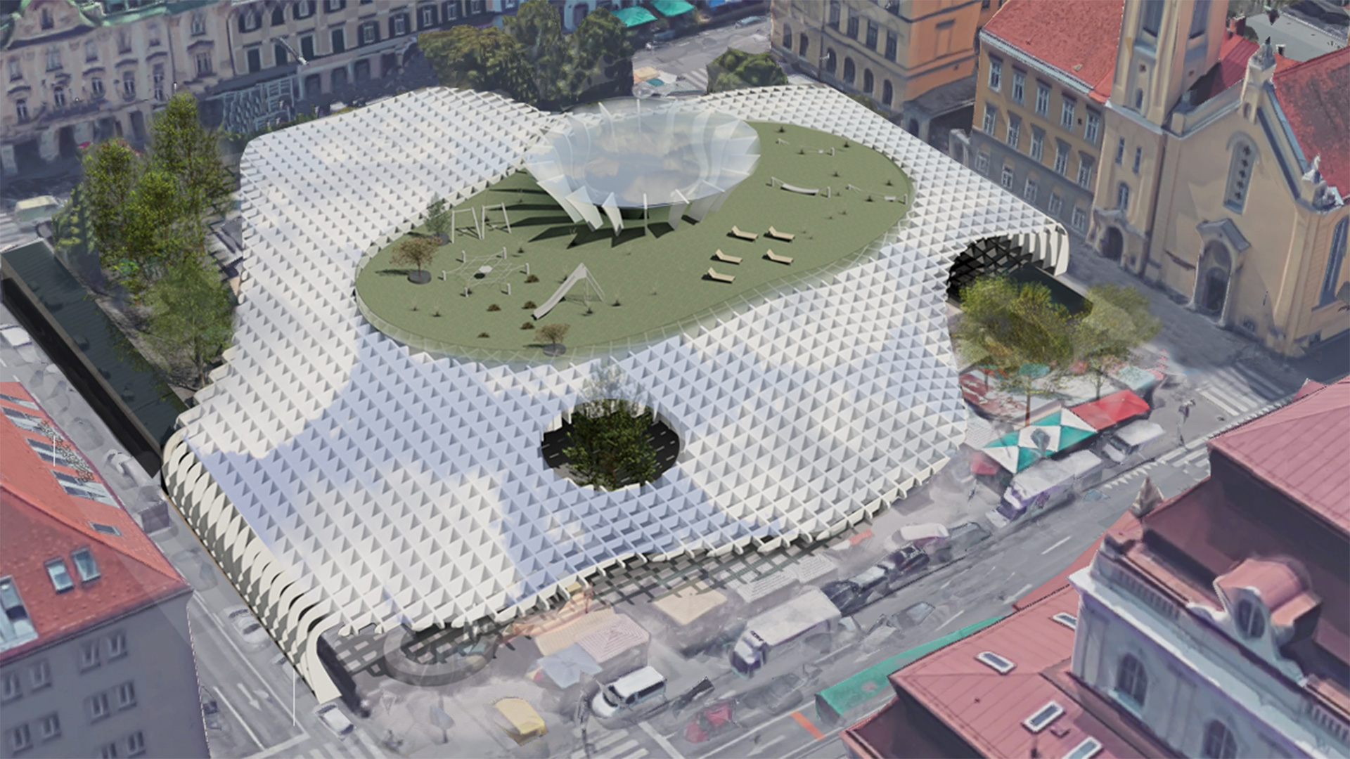 strohecker&partne-architekten-Kaiser Josef Platz-Vogelsicht01