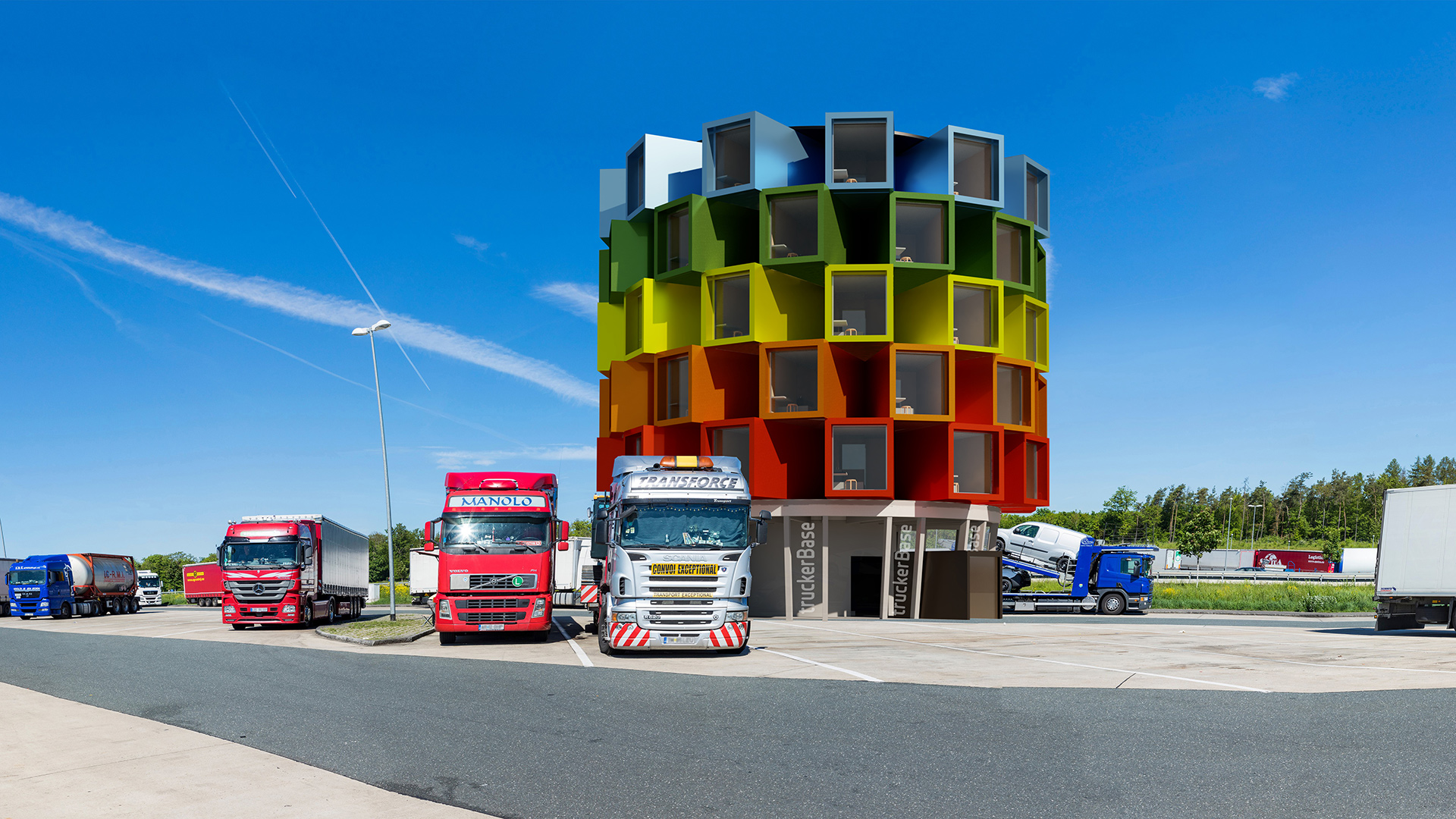 strohecker&partne-architekten-truckerbase-truckerbase-mit-Container-rund-Doppelreihe